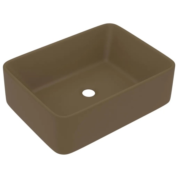 Chiuvetă De Baie Lux Crem Mat 41x30x12 cm Ceramică 147051